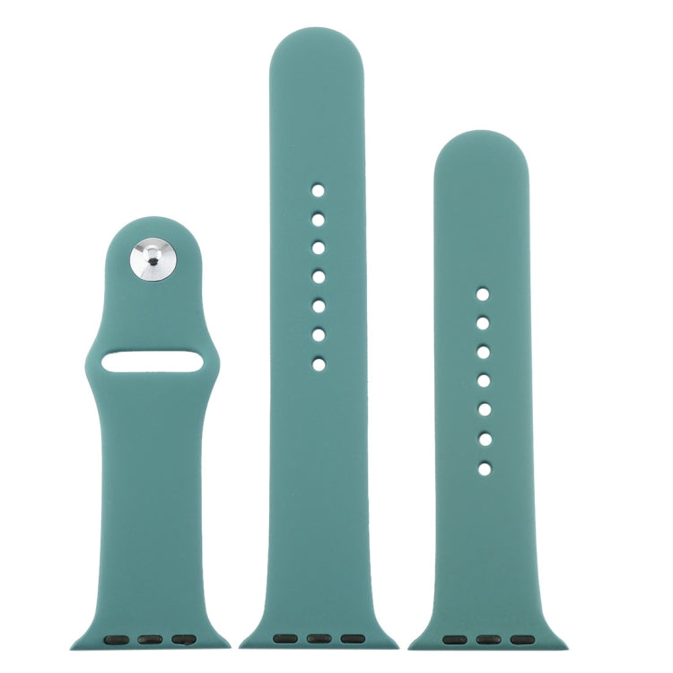 Lisslune | For Apple Watch Series 10 42mm / 9&8&7 41mm / SE 3&SE 2&6&SE&5&4 40mm / 3&2&1 38mm 3 in 1 rubber band with buckle (Cactus)