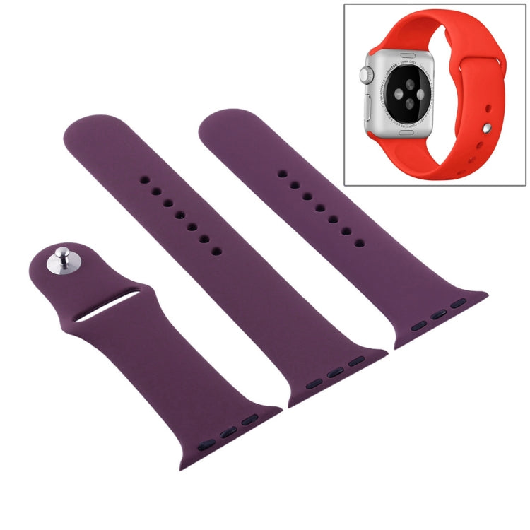 Lisslune | For Apple Watch Ultra 49mm & Watch Ultra 2 49mm / Series 9&8&7 45mm / SE 3&SE 2&6&SE&5&4 44mm / 3&2&1 42mm 3 in 1 Rubber Band with Buckle (Cherries)