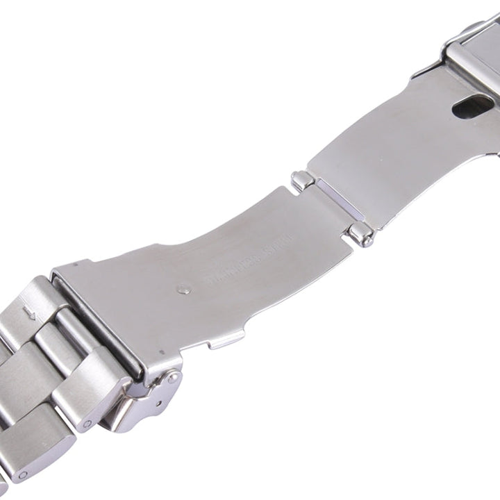 Lisslune | For Apple Watch 42mm Stainless Steel Classic Buckle Band