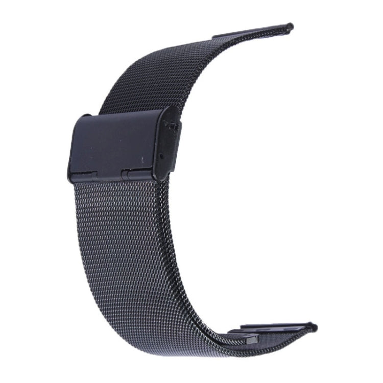 Lisslune | For Apple Watch 42mm Milanese Classic Buckle Stainless Steel Band, Only used in conjunction with adapters ( S-AW-3293 )( Black )