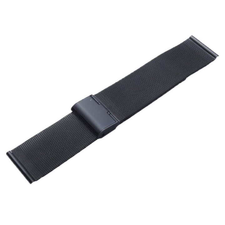 Lisslune | For Apple Watch 42mm Milanese Classic Buckle Stainless Steel Band, Only used in conjunction with adapters ( S-AW-3293 )( Black )