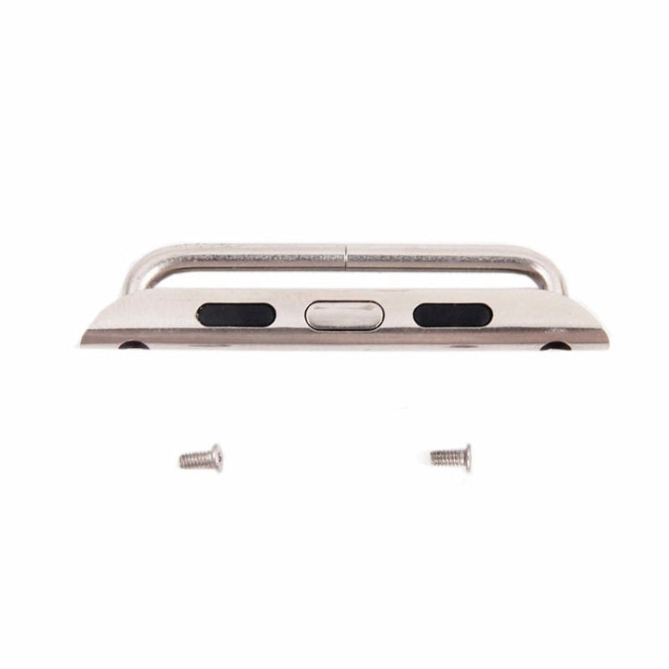 Lisslune | For Apple Watch 38 / 40 / 41mm Metal Band Connection Metal Closure, Pair (Silver)