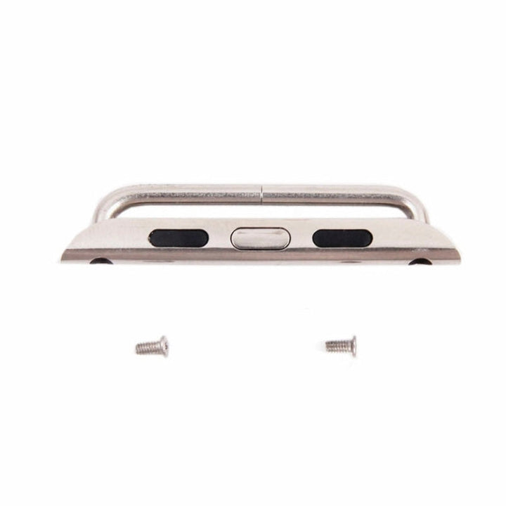 Lisslune | For Apple Watch 38 / 40 / 41mm Metal Band Connection Metal Closure, Pair (Silver)