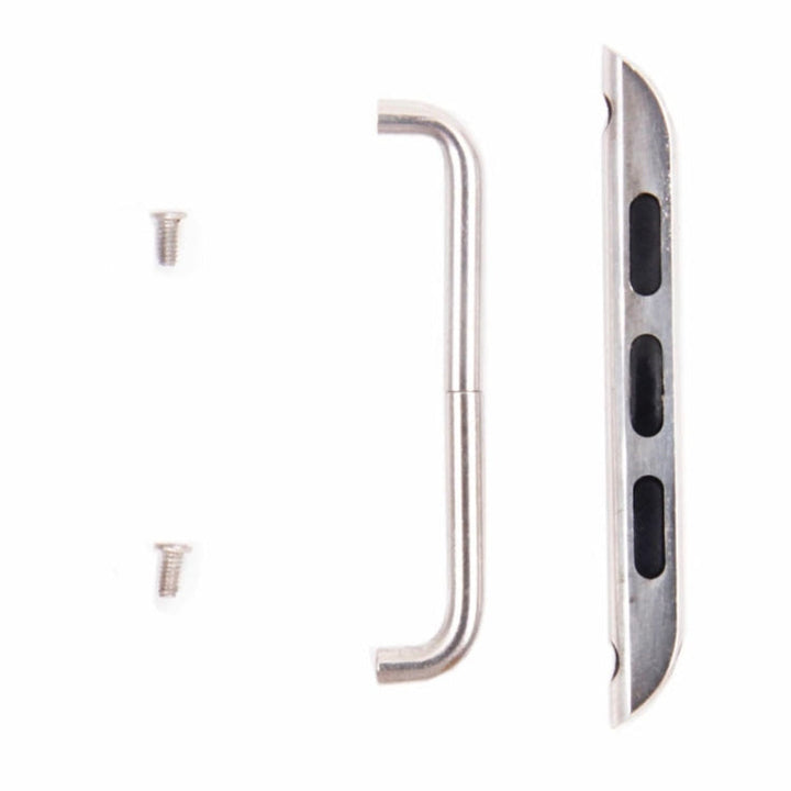 Lisslune | For Apple Watch 42 / 44 / 45mm Metal band connector Metal clasp, Pair(Silver)