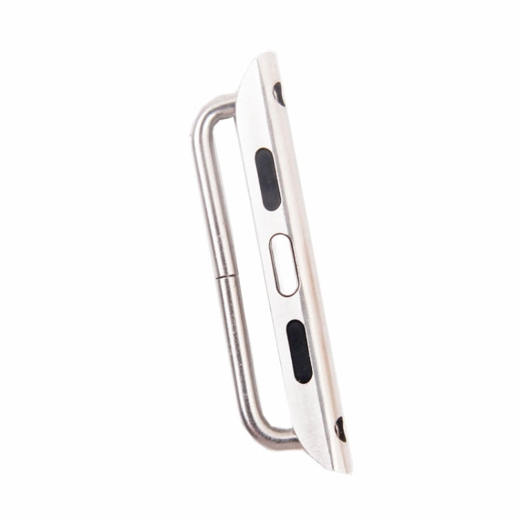 Lisslune | For Apple Watch 42 / 44 / 45mm Metal band connector Metal clasp, Pair(Silver)