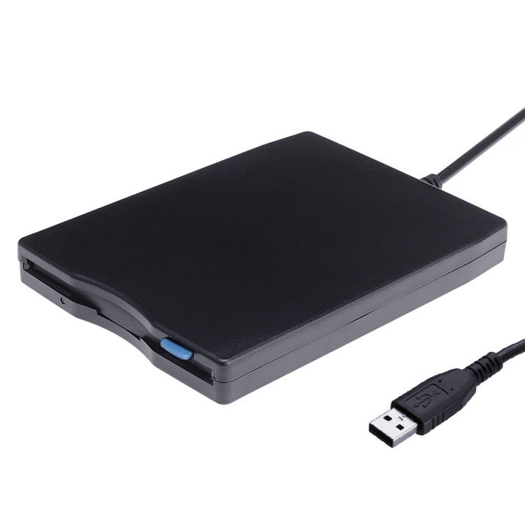 Lisslune | USB portable floppy disk drive, USB external floppy disk drive (Black)