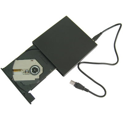 Lisslune | USB Slim Portable Optical Drive (DVD-RW)(Black)