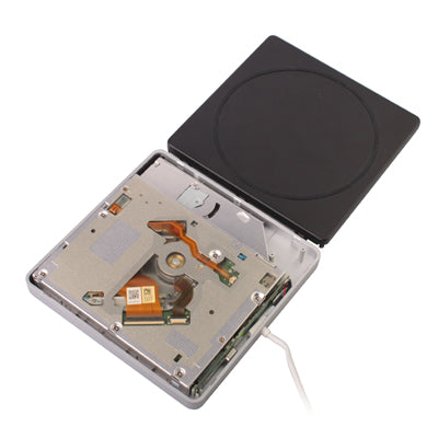 Lisslune | Slot-in USB 2.0 portable optical DVD-RW drive, Plug and Play (Silver)