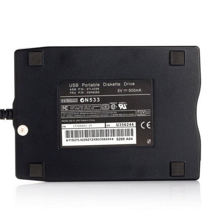Lisslune | 3.5 inch 1.44MB FDD Portable USB External Floppy Drive for Laptop, Desktop