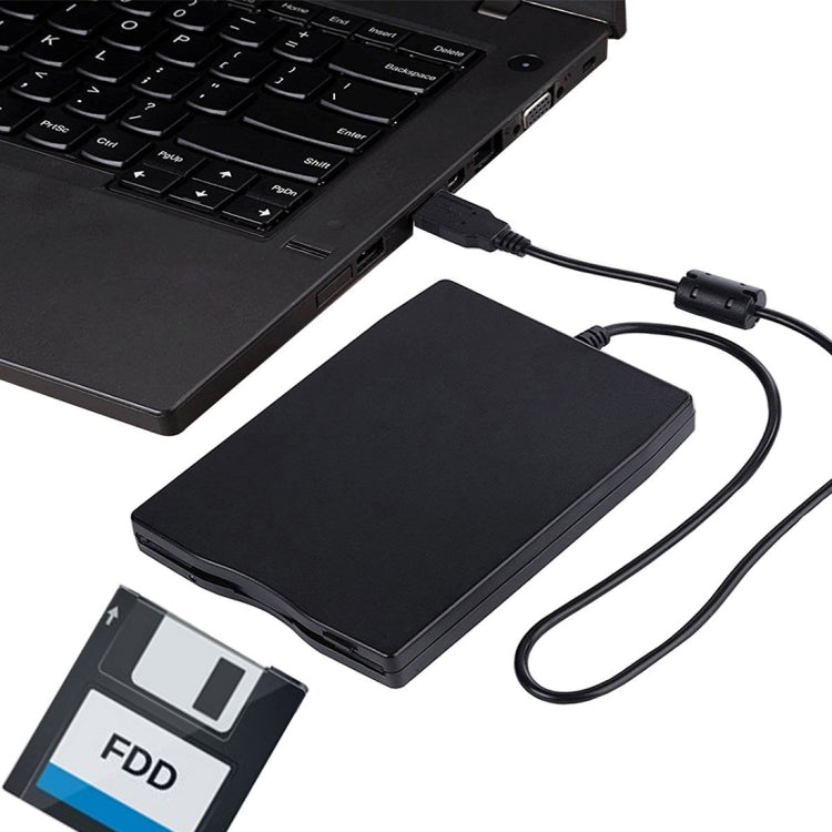 Lisslune | 3.5 inch 1.44MB FDD Portable USB External Floppy Drive for Laptop, Desktop