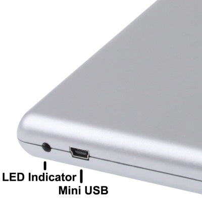 Lisslune | USB 2.0 Slim Aluminum Alloy Portable Slot-in External DVD-RW Drive, Plug and Play
