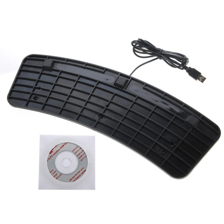 Lisslune | PC USB Triple Action Foot Switch (Black)