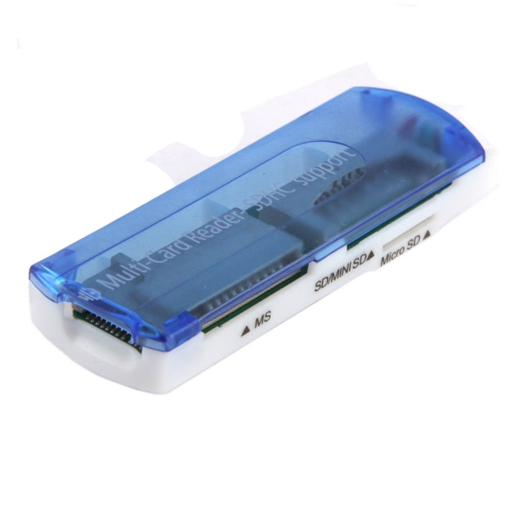 Lisslune | 20 PCS USB 2.0 Multi-Card Reader, Support for SD / MMC, MS, TF, M2 Card, Random Color Combination