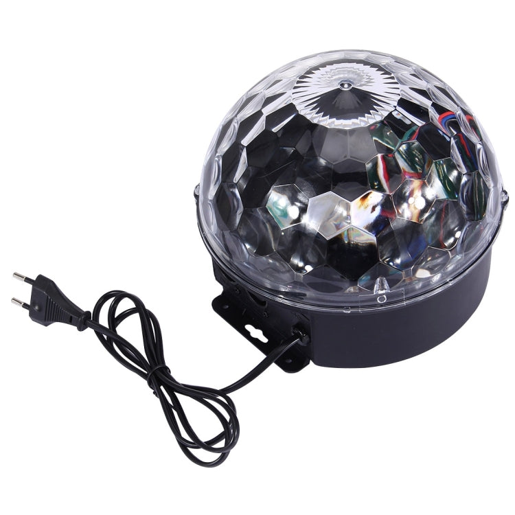 Lisslune | Digital LED RGB Crystal Magic Ball Stage Effect Light, DMX Party Disco DJ Bar Colored Pattern Lighting
