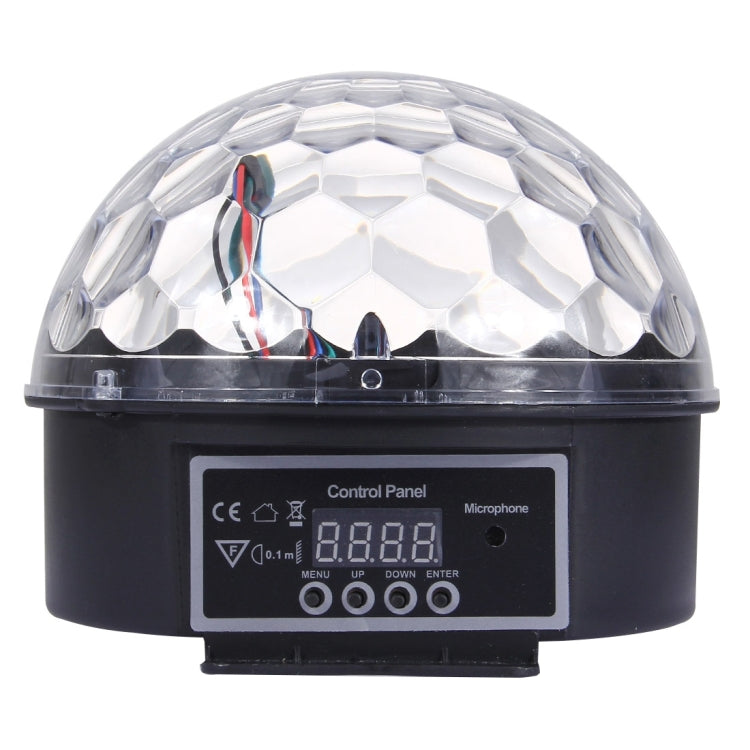 Lisslune | Digital LED RGB Crystal Magic Ball Stage Effect Light, DMX Party Disco DJ Bar Colored Pattern Lighting