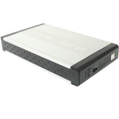 Lisslune | High Speed 3.5 inch HDD SATA & IDE external enclosure, support USB 2.0 (Silver)