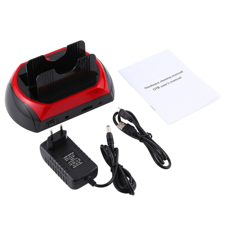 Lisslune | All in 1 Dual 2.5 Inch/3.5 Inch SATA/IDE HDD Dock Station with Card Reader & Hub