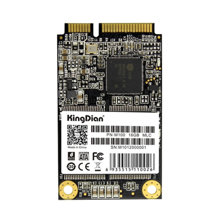Lisslune | Kingdian M100 16GB Solid State Drive / mSATA Hard Drive for Desktop / Laptop