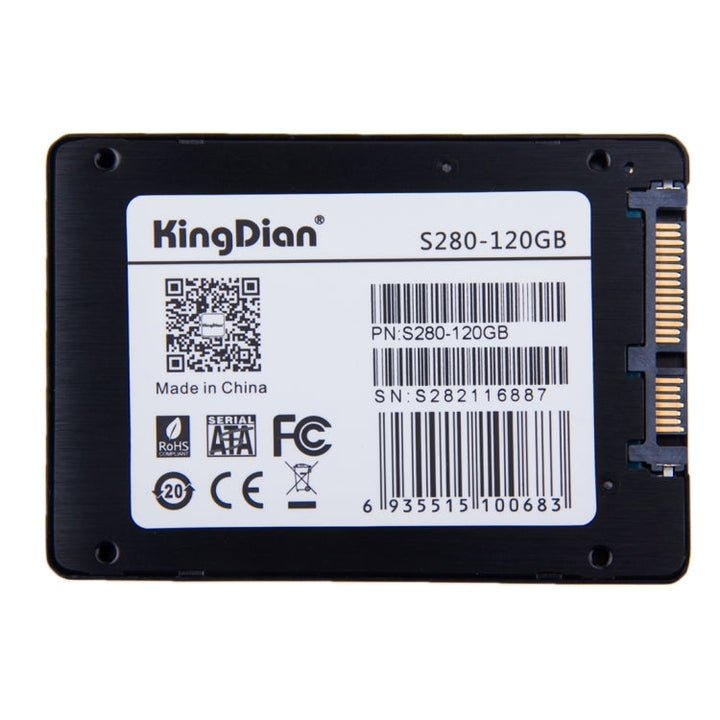 Lisslune | Kingdian S280 120GB 2.5 inch Solid State Drive / SATA III Hard Drive for Desktop / Laptop
