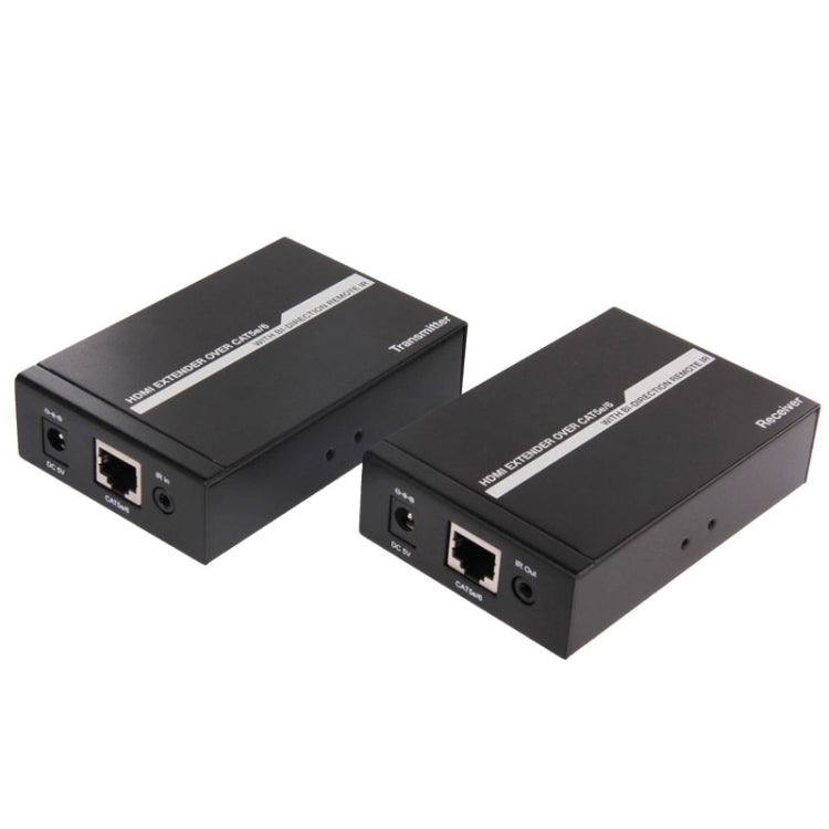 Lisslune | HDMI Extender Over Cat5e / 6 (EU Plug) (Black)