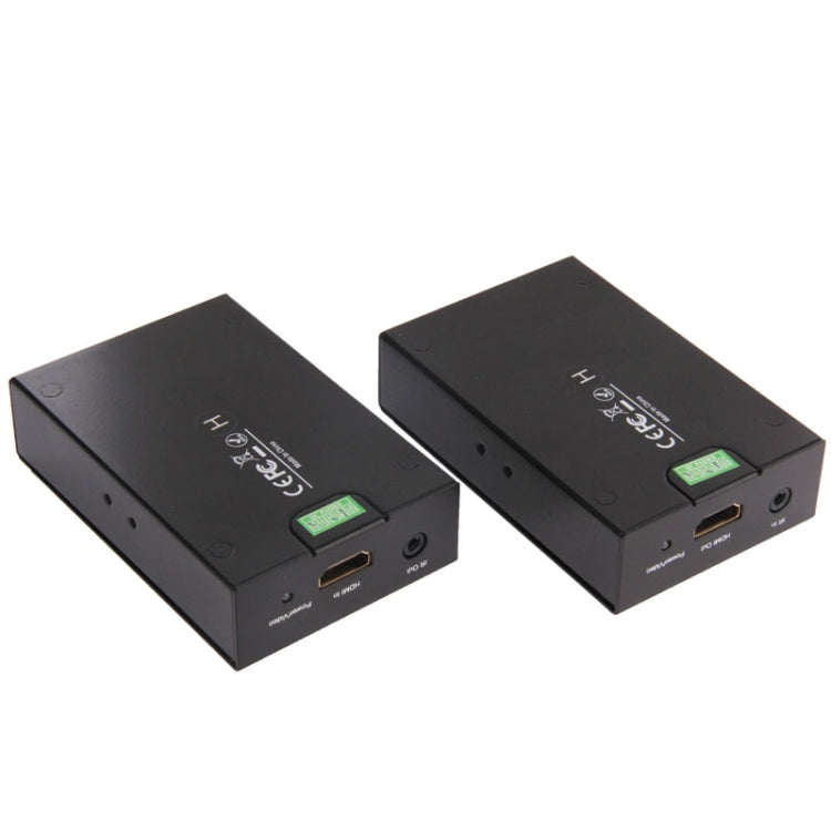 Lisslune | HDMI Extender Over Cat5e / 6 (EU Plug) (Black)
