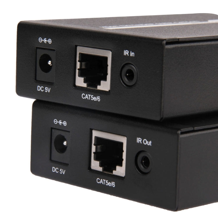 Lisslune | HDMI Extender Over Cat5e / 6 (EU Plug) (Black)