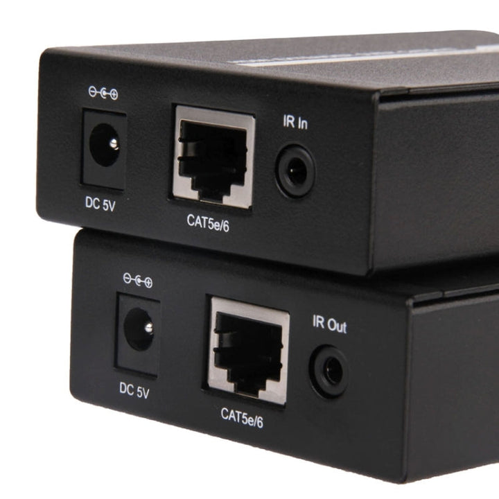 Lisslune | HDMI Extender Over Cat5e / 6 (EU Plug) (Black)