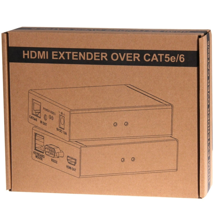 Lisslune | HDMI Extender Over Cat5e / 6 (EU Plug) (Black)