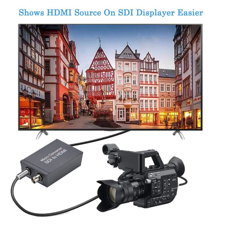 Lisslune | NK-M008 3G / SDI to HDMI Full HD Converter (Black)