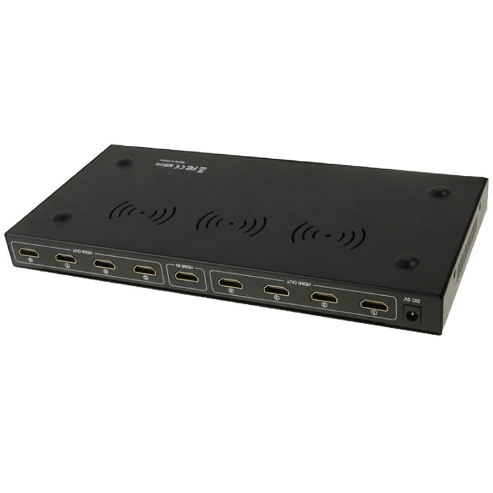 Lisslune | V1.4 Full HD 1080P 1 x 8 HDMI Amplifier Splitter, Supports 3D(Black)