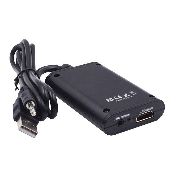 Lisslune | USB 2.0 to HDMI HD Video Guide for HDTV, Support for Full HD 1080P