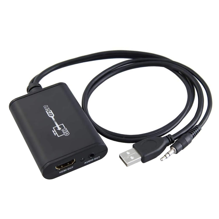 Lisslune | USB 2.0 to HDMI HD Video Guide for HDTV, Support for Full HD 1080P
