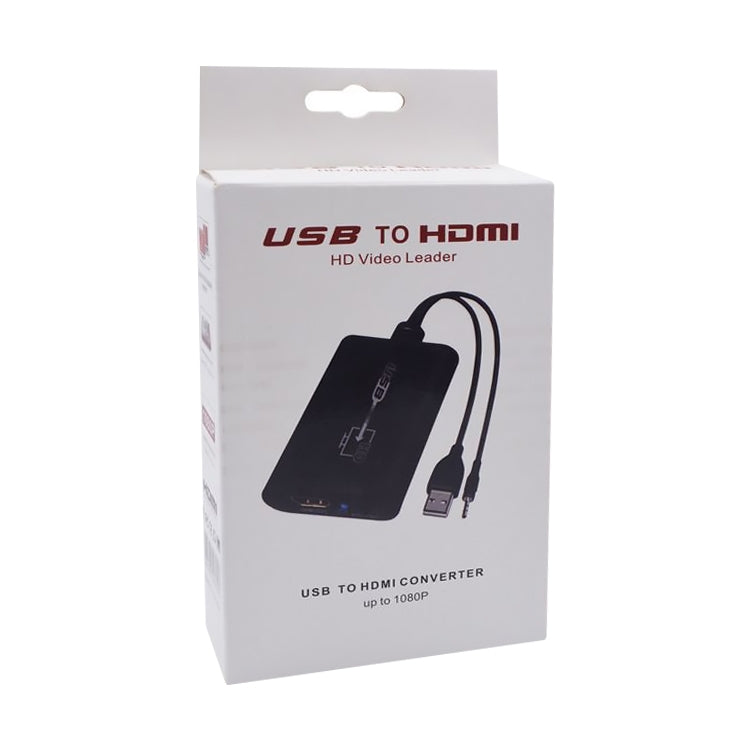 Lisslune | USB 2.0 to HDMI HD Video Guide for HDTV, Support for Full HD 1080P