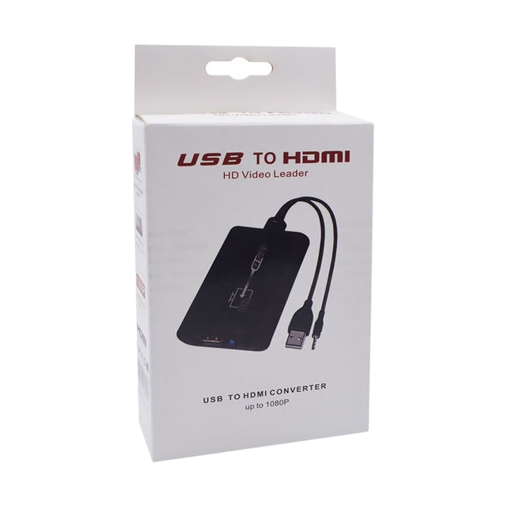 Lisslune | USB 2.0 to HDMI HD Video Guide for HDTV, Support for Full HD 1080P