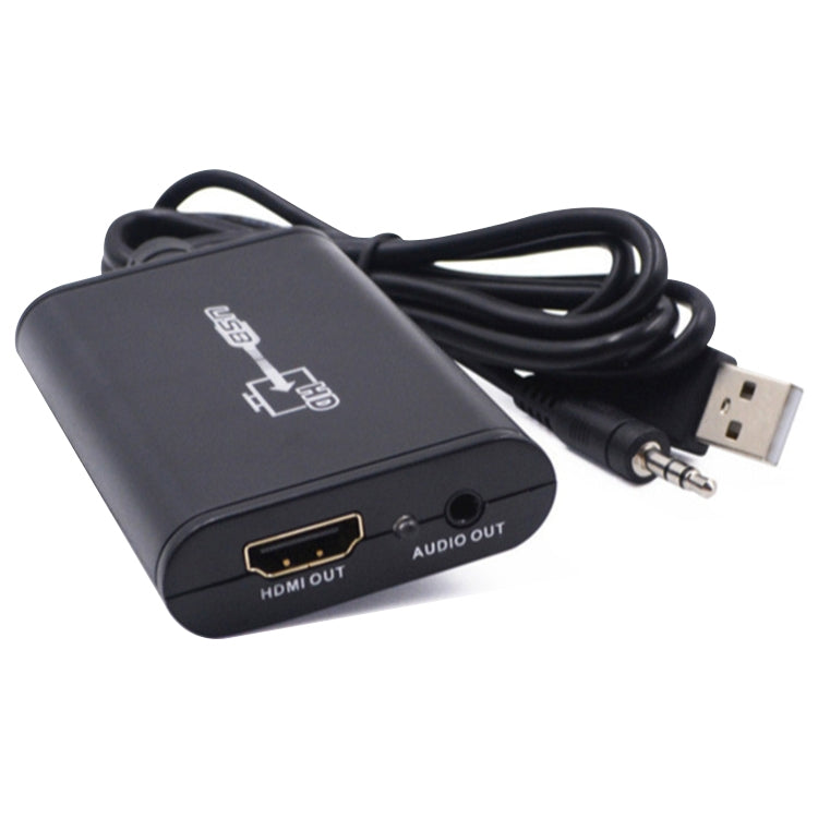 Lisslune | USB 2.0 to HDMI HD Video Guide for HDTV, Support for Full HD 1080P