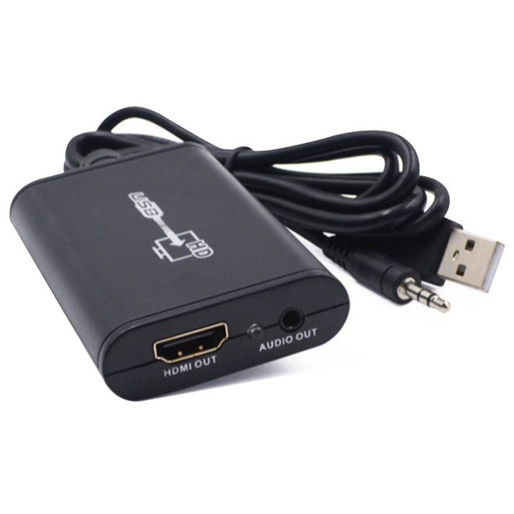 Lisslune | USB 2.0 to HDMI HD Video Guide for HDTV, Support for Full HD 1080P