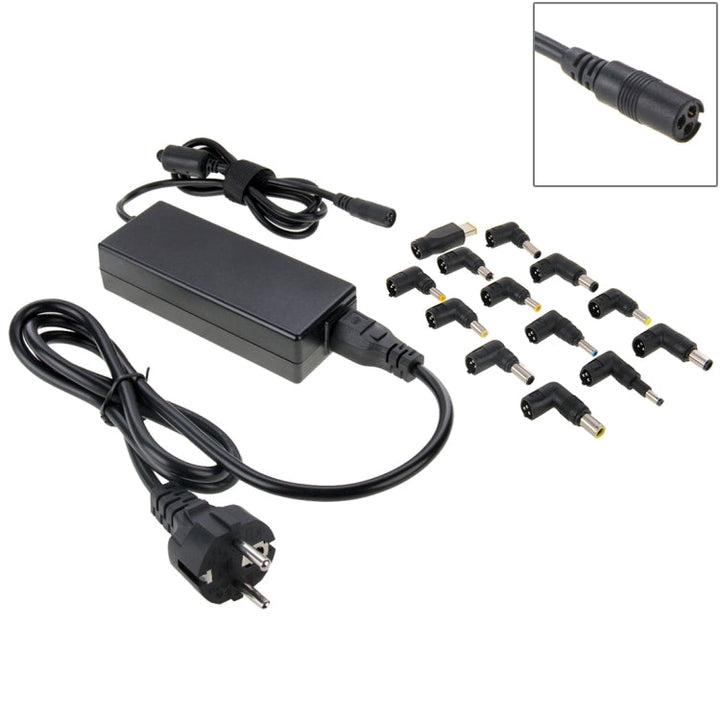 Lisslune | AU-90W+13 TIPS 90W Universal AC power adapter charger with 13 connection plugs for laptop notebook, EU plug