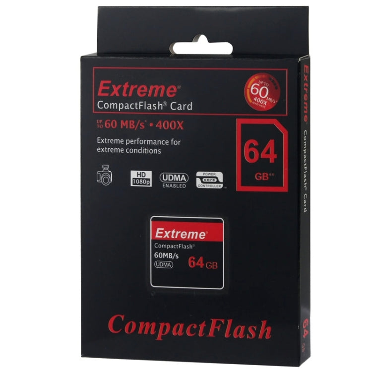 Lisslune | 64GB Extreme Compact Flash Card, 400X Read Speed, up to 60 MB/S (100% true capacity)