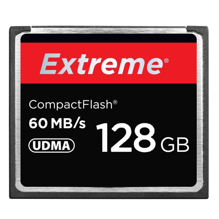 Lisslune | 128GB Extreme Compact Flash Card, 400X Read Speed, up to 60 MB/S (100% real capacity)