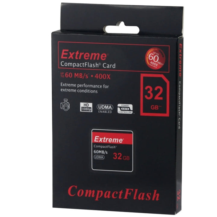 Lisslune | 32GB Extreme Compact Flash Card, 400X Read Speed, up to 60 MB/S (100% real capacity)