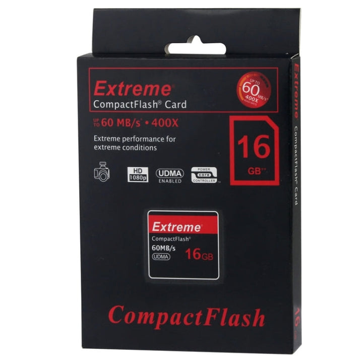 Lisslune | 16GB Extreme Compact Flash Card, 400X Read Speed, up to 60 MB/S (100% Real Capacity)