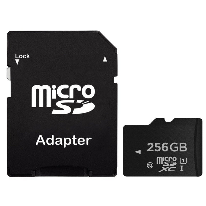 Lisslune | 256GB High Speed Class 10 Micro SD(TF) memory card from Taiwan, Write: 8mb/s, Read: 12mb/s (100% real capacity)