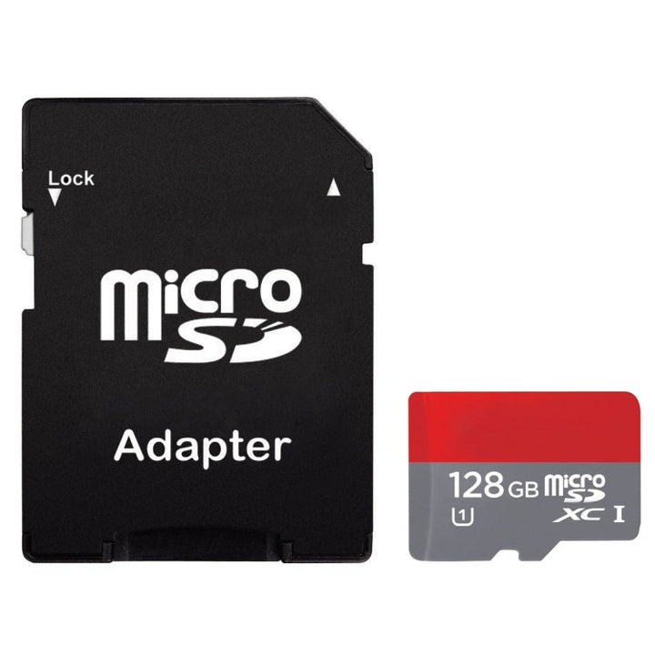 Lisslune | 128GB High Speed Class 10 TF/Micro SDHC UHS-1(U1) memory card, Write: 15mb/s, Read: 30mb/s (100% real capacity)