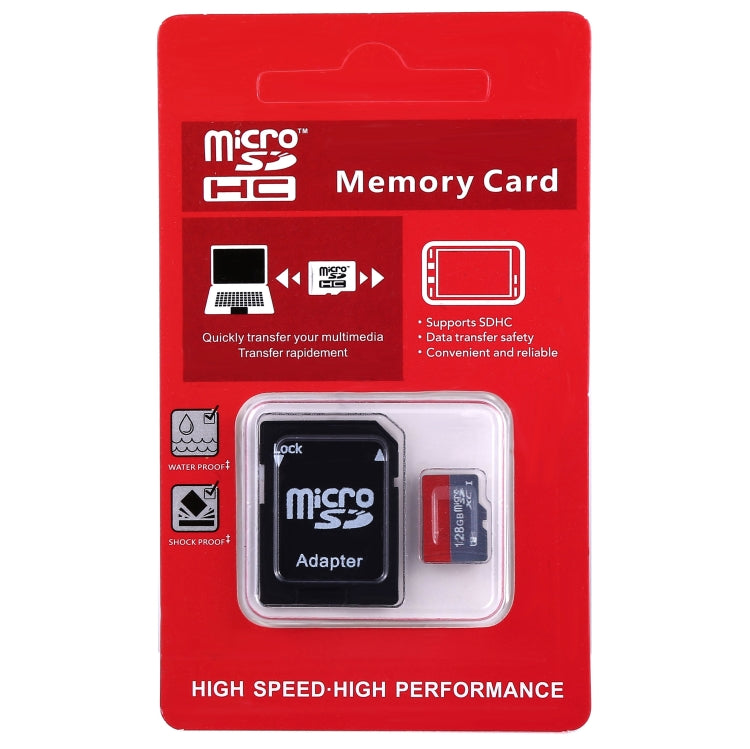 Lisslune | 128GB High Speed Class 10 TF/Micro SDHC UHS-1(U1) memory card, Write: 15mb/s, Read: 30mb/s (100% real capacity)