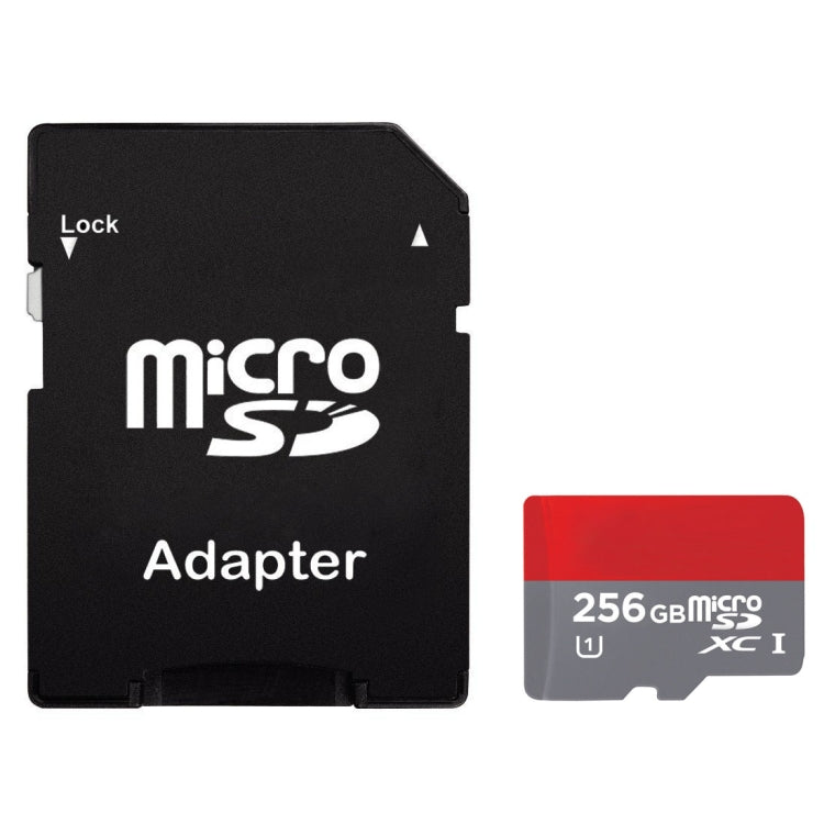 Lisslune | 256GB High Speed Class 10 TF/Micro SDHC UHS-1(U1) Memory Card, Write: 15mb/s, Read: 30mb/s (100% genuine capacity)