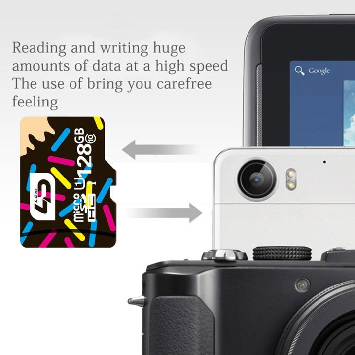 Lisslune | LD 128GB High Speed Class 10 TF/Micro SDXC UHS-1(U1) Memory Card