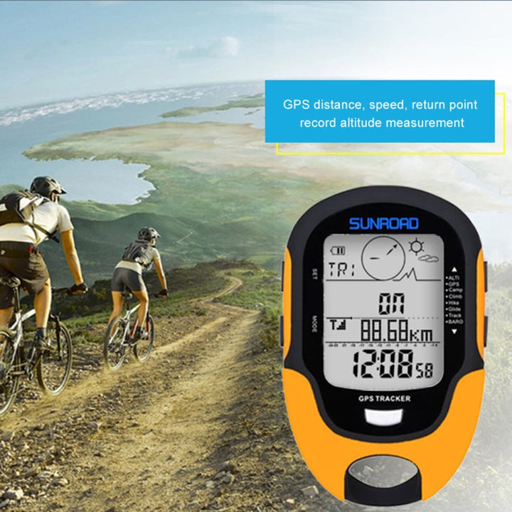 Lisslune | SUNROAD Multi-Function LCD Digital Altimeter with Compass & Barometer & Thermometer & Hygrometer & Weather Forecast & LED Flashlight and Clock