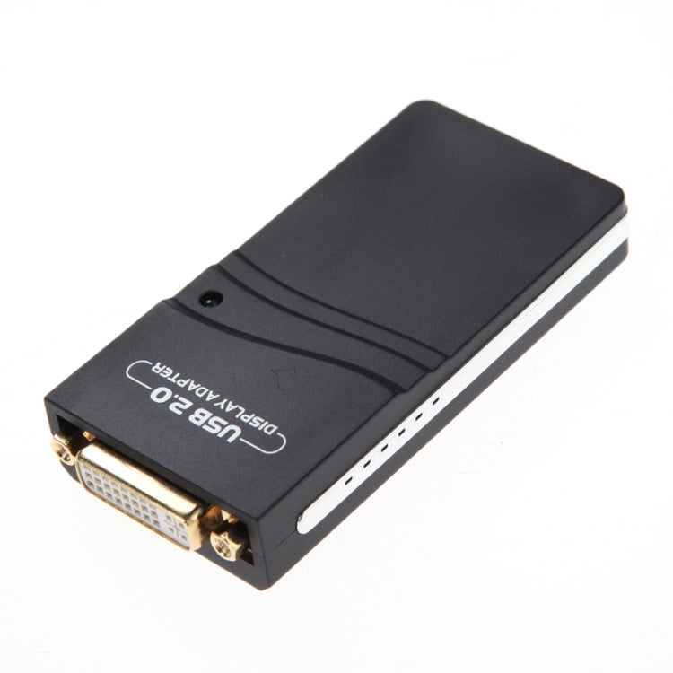 Lisslune | USB 2.0 to VGA, DVI, HDMI Adapter, Resolution: 1920*1080 (Black)