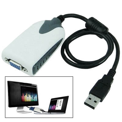 Lisslune | USB to VGA Multi-Monitor / Multi-Display Adapter, Resolution: 1680 x 1050