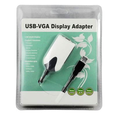 Lisslune | USB to VGA Multi-Monitor / Multi-Display Adapter, Resolution: 1680 x 1050